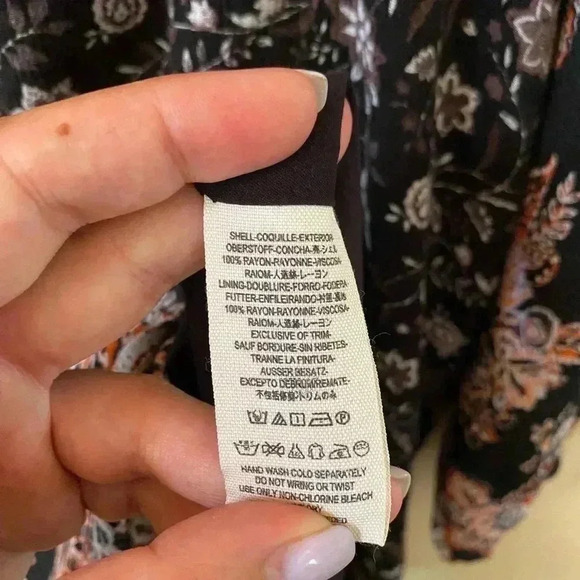 FREE PEOPLE LUCKY LOOSEY TUNIC LONG SLEEVE TOP DRESS SIZE M - Picture 2 of 5